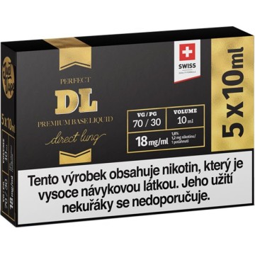 Booster JustVape DL (70VG/30PG) 5x10ml - 18mg... 5PACK