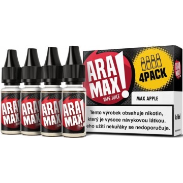 Liquid ARAMAX 4Pack Max Apple 4x10ml-6mg
