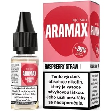 Liquid Aramax SALT Raspberry Straw 10ml - 10mg