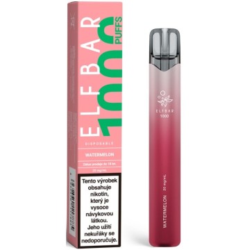 Elf Bar 1000 elektronická cigareta 20mg Watermelon